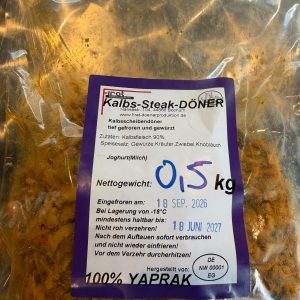 vorgegartes Kalbssteakdöner